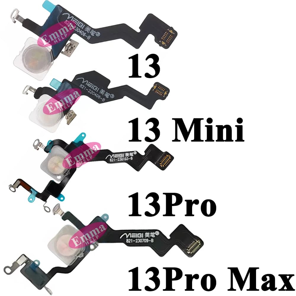LED Flash Light Flex Cable For iPhone 13 12 11 Pro Max 14 Plus Proximity Light Sensor Flashlight Flex Ribbon Replacement Parts