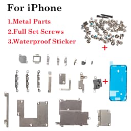 1set Full Inside Small Metal Parts Shield Plate Set Kit Holder Bracket For iPhone 6s 7 8 XS XR XS 11 12 13 14 15 16 Pro Max Plus