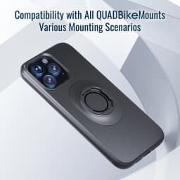 Quad-style Motorbike/Bike Holder/Car Mount with Lock-in Design, Shockproof Case for iPhone 17/16/15/14Plus/13/12/11Pro/XsMax