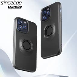 Quad-style Motorbike/Bike Holder/Car Mount with Lock-in Design, Shockproof Case for iPhone 17/16/15/14Plus/13/12/11Pro/XsMax