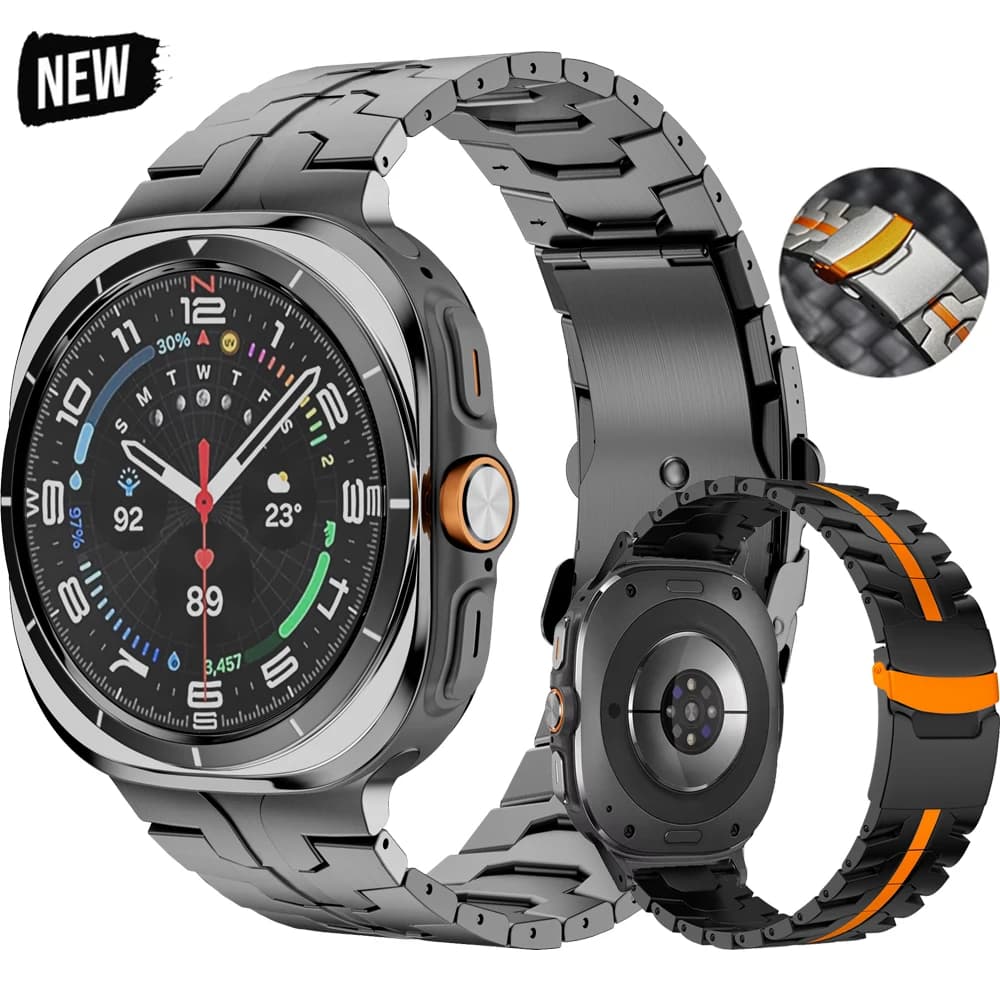 Metal Band For Galaxy Watch Ultra 2/1 47mm Bracelet No Gaps Strap For Samsung Galaxy Watch Ultra 2 Watchband Accessories Correa
