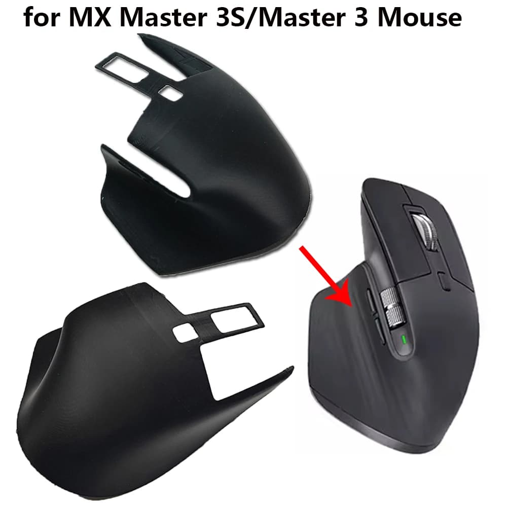 Mouse Shell with Feet Pad Sticker for MX Master 3/MX Master 3S Wireless Mouse Outer Case Cover Mouse Upper Shell Case Parts