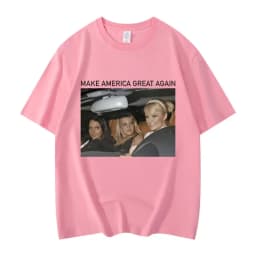 Funny Make America Great Again Meme Graphic T Shirts Fashion Aesthetic Short Sleeve T-shirts Unisex Casual Loose Cotton T-shirt