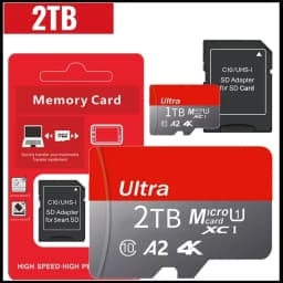New 2TB TF SD Memory Card Class 10 High Speed Storage Card 1TB 512GB 256GB 128GB For Camera Phone Computer Game Data Storage