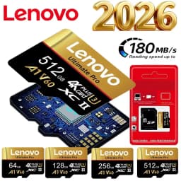 Ultra Lenovo Memory Card 512GB SD Cards TF Cards Micro SD Card 128GB 64GB Data Integrity 8K for Drone / Camera / Smartphone