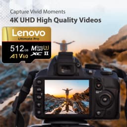 Lenovo SD Memory Card 512GB 256GB 128GB 64GB High Speed Micro SD Card V60 U3 TF Flash Cards 4K HD Waterproof for Phone/Tablet