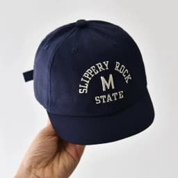 Korean Letter Embroidered Baby Cap Summer Toddler Boys Girls Cotton Baseball Caps Solid Color Kids Adjustable Peaked Hat