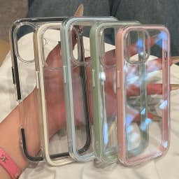 Luxury Transparent Candy Phone Case For iPhone 11 12 13 14 15 16 17 18 Pro Max Plus Air Clear Shockproof Bumper Back Cases Cover