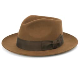 Big Head Men's Vintage Style 100% Wool Fedora Hat , Black Brown Grey Coffee Blue Color 6cm Brim Party Dress Classic Felt Hat