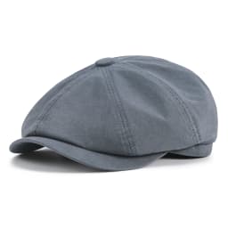 BOTVELA Men's Newsboy Gatsby Hat 100% Cotton Vintage Flat Ivy Driving Cabbie Cap