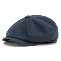 BOTVELA Men's Newsboy Gatsby Hat 100% Cotton Vintage Flat Ivy Driving Cabbie Cap