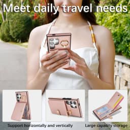 for Samsung Galaxy S26/S25/S24/S23/S22 Ultra/S23 FE/Note 20 Ultra Wallet Case with Card Holder,Flip Folio Book PU Leather Cover