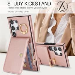 for Samsung Galaxy S26/S25/S24/S23/S22 Ultra/S23 FE/Note 20 Ultra Wallet Case with Card Holder,Flip Folio Book PU Leather Cover