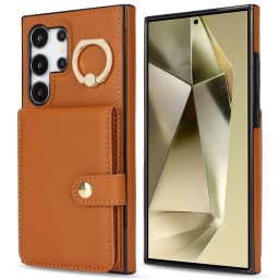 for Samsung Galaxy S26/S25/S24/S23/S22 Ultra/S23 FE/Note 20 Ultra Wallet Case with Card Holder,Flip Folio Book PU Leather Cover