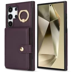 for Samsung Galaxy S26/S25/S24/S23/S22 Ultra/S23 FE/Note 20 Ultra Wallet Case with Card Holder,Flip Folio Book PU Leather Cover