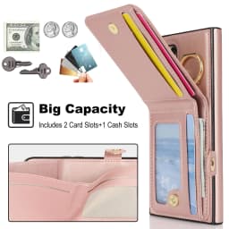for Samsung Galaxy S26/S25/S24/S23/S22 Ultra/S23 FE/Note 20 Ultra Wallet Case with Card Holder,Flip Folio Book PU Leather Cover