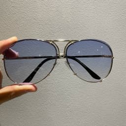 2025 New Fashion Pilot Sunglasses Women Oversized Luxury Sun Glasses For Female Cool Mirror Vintage Lady Gradient Shades UV400