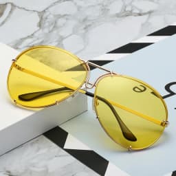 2025 New Fashion Pilot Sunglasses Women Oversized Luxury Sun Glasses For Female Cool Mirror Vintage Lady Gradient Shades UV400