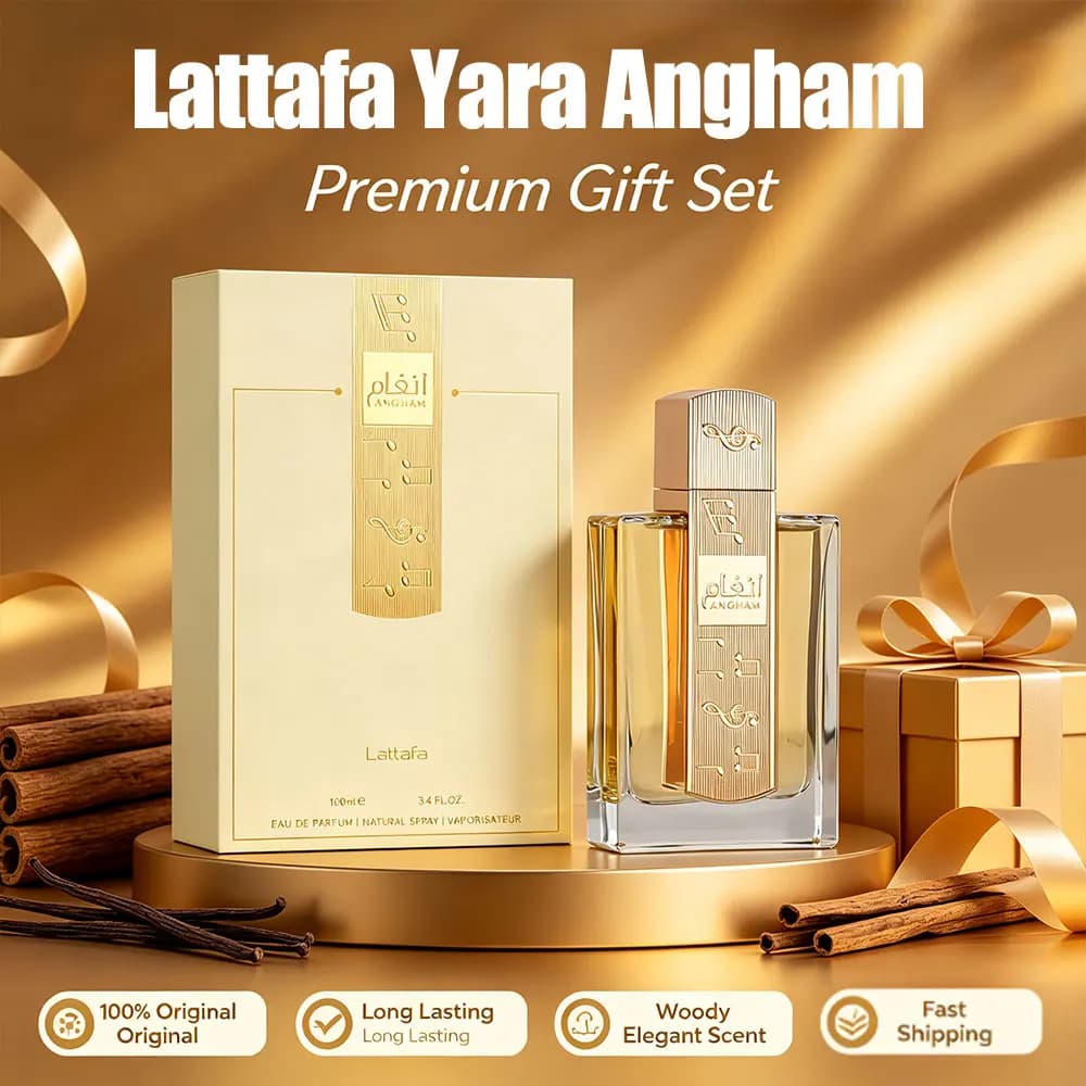 Lattafa Yara Angham Perfume Eau De Parfum Spray 3.4 Ounce / 100 Ml Arabian Women Long Lasting New Seductive Romance Women Valentine's Day Gift