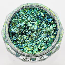1Jar Polarized Chrome Nail Powder Chameleon Pigment Powder Pearl Luster Dual Color Magic Mirror Powder for Nail Art Decoration*@