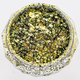 1Jar Polarized Chrome Nail Powder Chameleon Pigment Powder Pearl Luster Dual Color Magic Mirror Powder for Nail Art Decoration*@