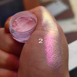1Jar Polarized Chrome Nail Powder Chameleon Pigment Powder Pearl Luster Dual Color Magic Mirror Powder for Nail Art Decoration*@