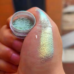 1Jar Polarized Chrome Nail Powder Chameleon Pigment Powder Pearl Luster Dual Color Magic Mirror Powder for Nail Art Decoration*@
