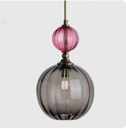 Nordic Modern Glass Chandelier Restaurant Bar Bedside Bedroom Creative Color Chandelier Interior Decoration Lighting Fixtures