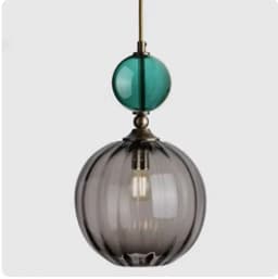 Nordic Modern Glass Chandelier Restaurant Bar Bedside Bedroom Creative Color Chandelier Interior Decoration Lighting Fixtures