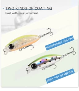 1pcs mini Minnow Fishing Lures Wobblers 3.5cm 2.7g slowly Sinking Trout Artificial Hard Bait Bass Crankbait Carp Fishing tackle
