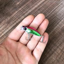 1pcs mini Minnow Fishing Lures Wobblers 3.5cm 2.7g slowly Sinking Trout Artificial Hard Bait Bass Crankbait Carp Fishing tackle