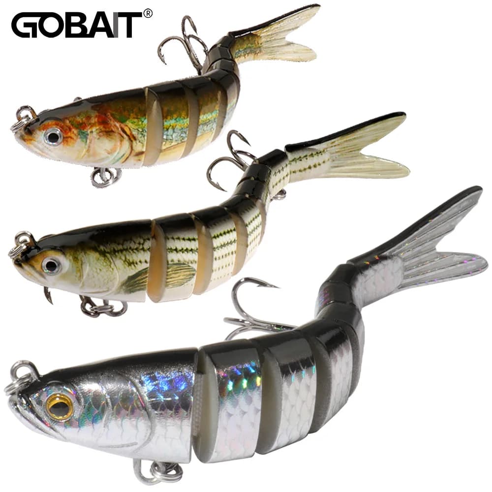 Swimbait 11g 16g 27g Multi Joint Lure Slow Sinking Bionic Segment Swimming Pesca Bass Treble Hook Carp Fishing Tackle Hard Bait
