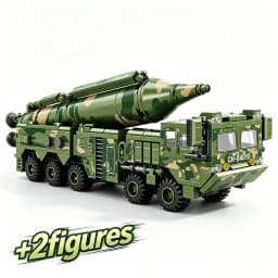 Missile Vehicle Building Blocks Military Truck Brick Tank Building Blocks Missile Launcher Model Boys Toys Kids Toys