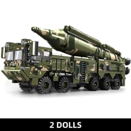 Missile Vehicle Building Blocks Military Truck Brick Tank Building Blocks Missile Launcher Model Boys Toys Kids Toys