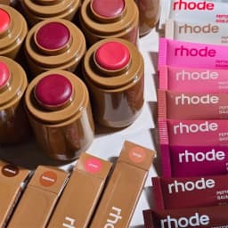 Rhodeskin Limited Edition Lip Gloss Ribbon Espresso Toast Caramelized Banana Moisturizer Lipstick Pocket Blush Cream Stick New