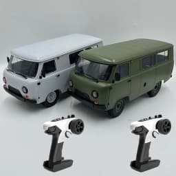 WPL YA3-452 Буханка UAZ-452 C-104 Remote Control Off Road Bread Van Small Leather Car 2.4G Full Scale 4WD Drive Truck Model Toy