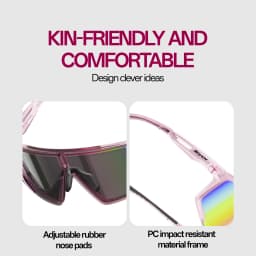 SCVCN Outdoor Party Fashion Sunglasses Men Cycling Glasses UV400n Women Driving Glasses MTB Bike Sport Running Hiking Eyewear