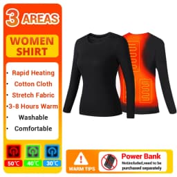 Men's Heated Thermal Underwear Set Women Winter Outdoor Sports Underwear 28 Heating Areas Heated Shirt Pant USB Electric Heating