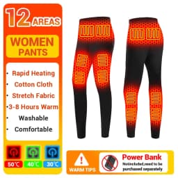 Men's Heated Thermal Underwear Set Women Winter Outdoor Sports Underwear 28 Heating Areas Heated Shirt Pant USB Electric Heating