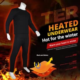 Men's Heated Thermal Underwear Set Women Winter Outdoor Sports Underwear 28 Heating Areas Heated Shirt Pant USB Electric Heating