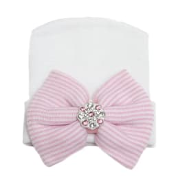 Infant Baby Beanie Caps Hat Boys Girls Toddler Cotton Bowknot Newborn Comfy Soft Hospital Cap