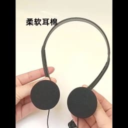 Portable Classic Vintage-80's Headphones Sports Fashion Adjustable Retro Headphone Wired PVC Walkman Laptop