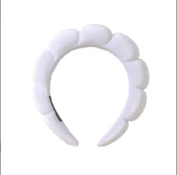 2024 Fashion Sponge Headband for Women Girls Puffy Hair Band Makeup Bubble Retro Terry Cloth Headbands Hair Accessories Headwear