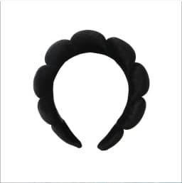 2024 Fashion Sponge Headband for Women Girls Puffy Hair Band Makeup Bubble Retro Terry Cloth Headbands Hair Accessories Headwear