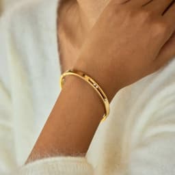 Uworld Classic 18K Plated Gold Color Removable White Rhinestone Bracelet Women Waterproof Stainless Steel Jewelry Bracelets Lady