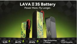BETAFPV LAVA II 2S-3S 580mAh/680mah 95C Battery XT30 Connector For Pavo Pico II Pavo Femto Pavo20 Pro II FPV Racing Drone