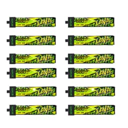BETAFPV LAVA II 1S 680mAh Battery ForAir75, Meteor75 Pro Whoop Drone FPV For 6 Ports 1S Battery Charger & Adapter