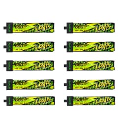 BETAFPV LAVA II 1S 680mAh Battery ForAir75, Meteor75 Pro Whoop Drone FPV For 6 Ports 1S Battery Charger & Adapter