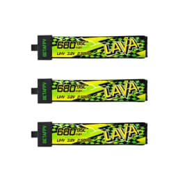 BETAFPV LAVA II 1S 680mAh Battery ForAir75, Meteor75 Pro Whoop Drone FPV For 6 Ports 1S Battery Charger & Adapter