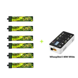 BETAFPV LAVA II 1S 680mAh Battery ForAir75, Meteor75 Pro Whoop Drone FPV For 6 Ports 1S Battery Charger & Adapter